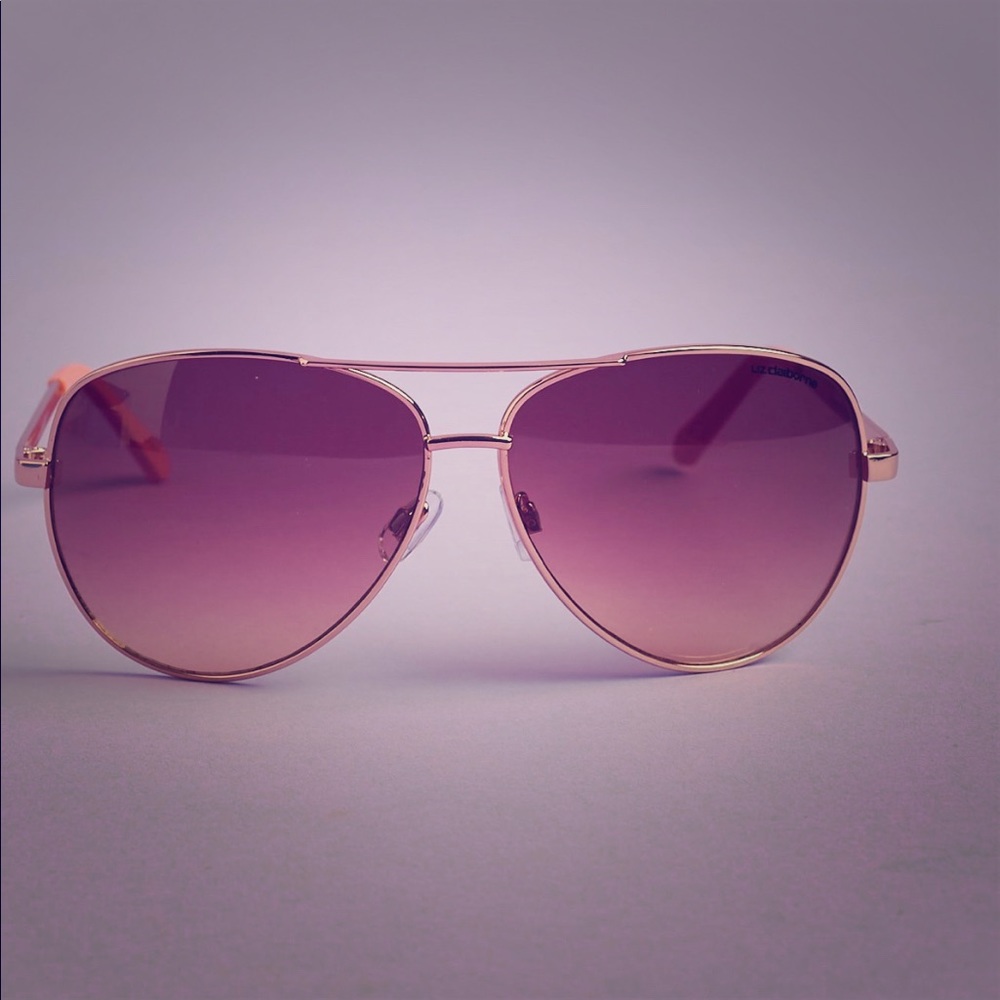 Liz Clairborne Sloane Rose Gold Sunglasses